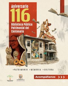 Actividades aniversario 116 Biblioteca del Centenario en Cali